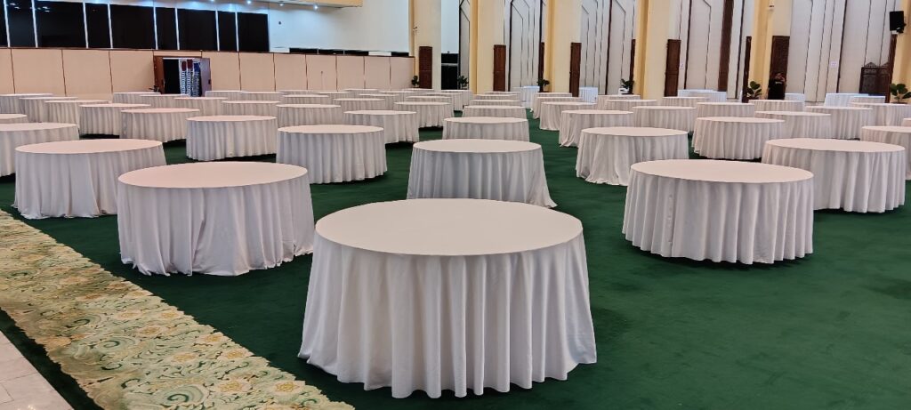 Sewa Meja Bulat Support Event