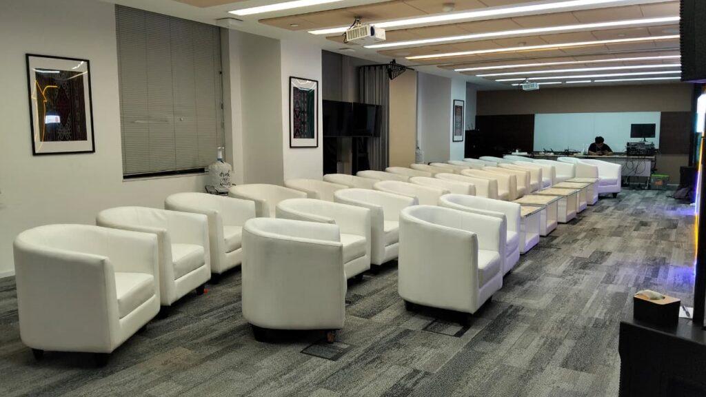 Sewa Sofa Oval Event Bogor