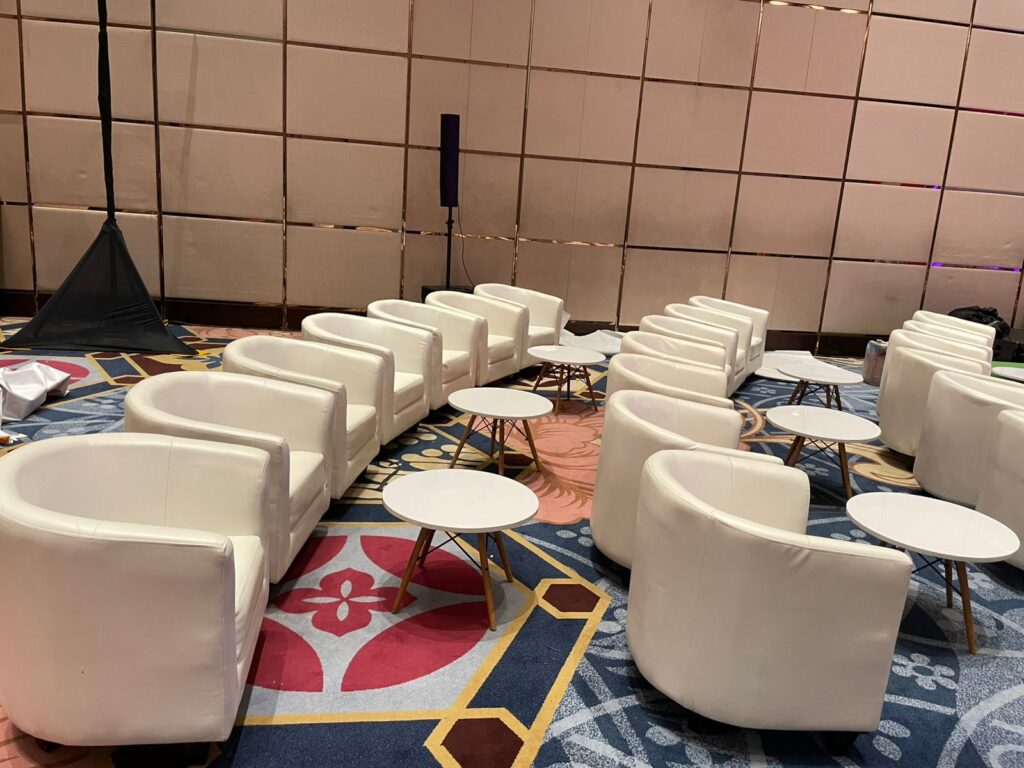 Sewa Sofa Oval Event Bogor