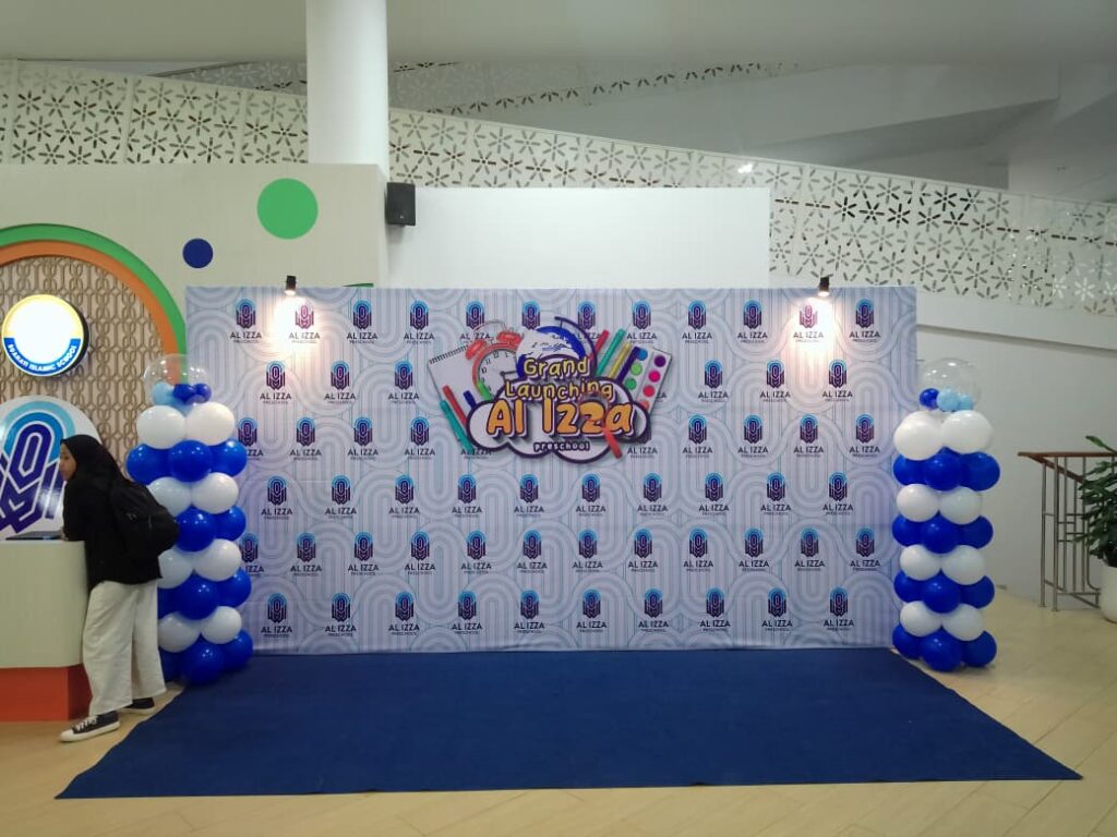 sewa backdrop custom bekasi
