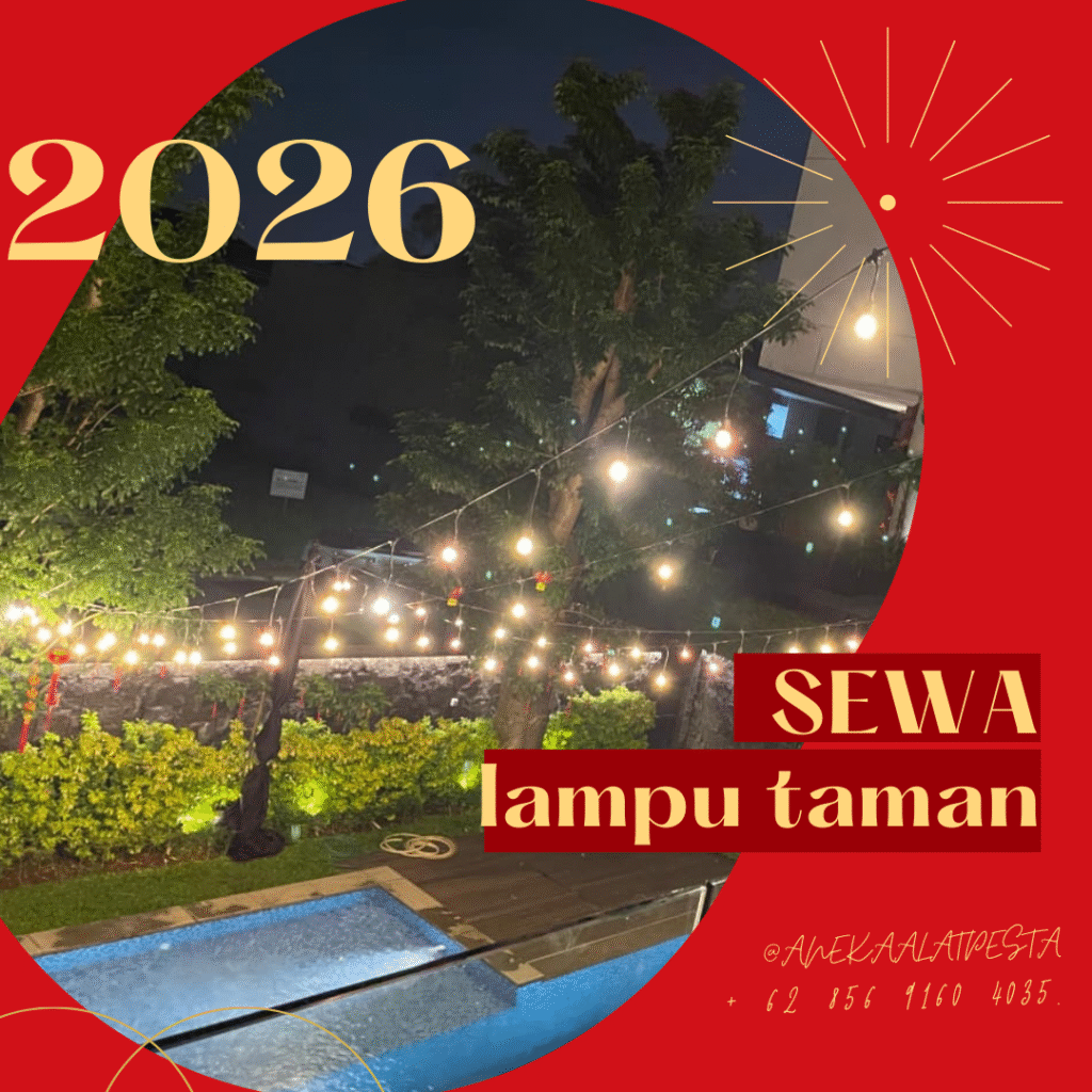 Sewa Lampu Taman Gantung