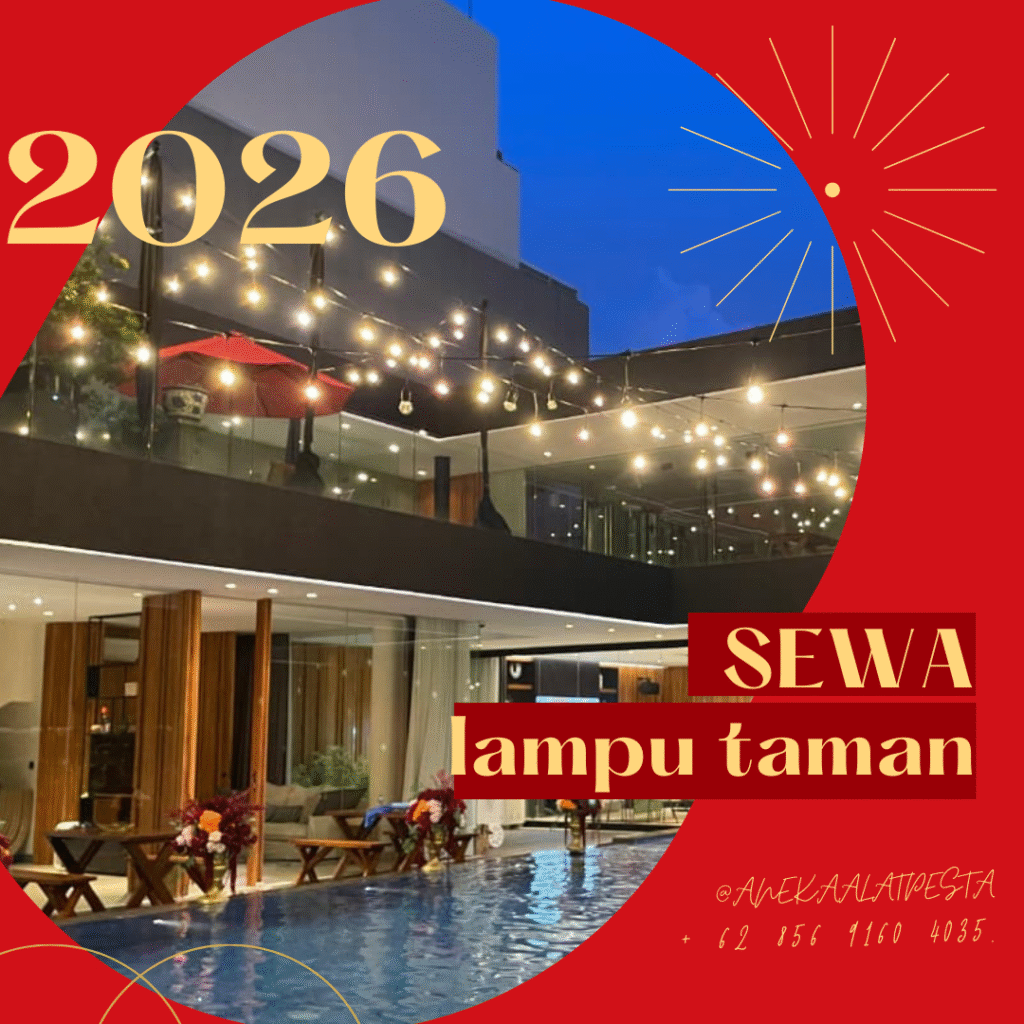 Sewa Lampu Taman Gantung