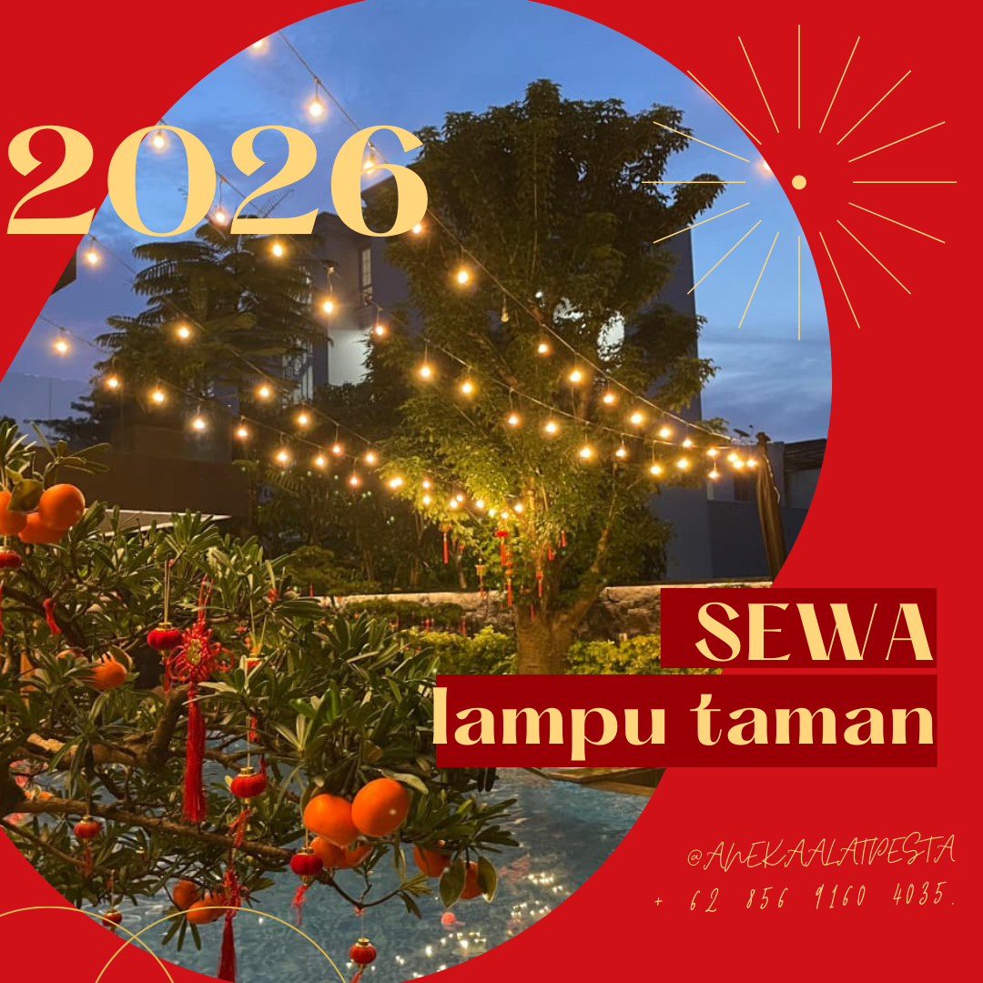 Sewa Lampu Taman Gantung