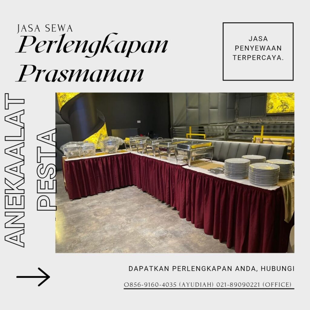 Sewa Perlengkapan Prasmanan