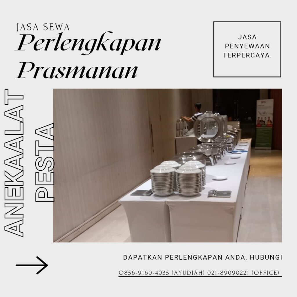 Sewa Perlengkapan Prasmanan
