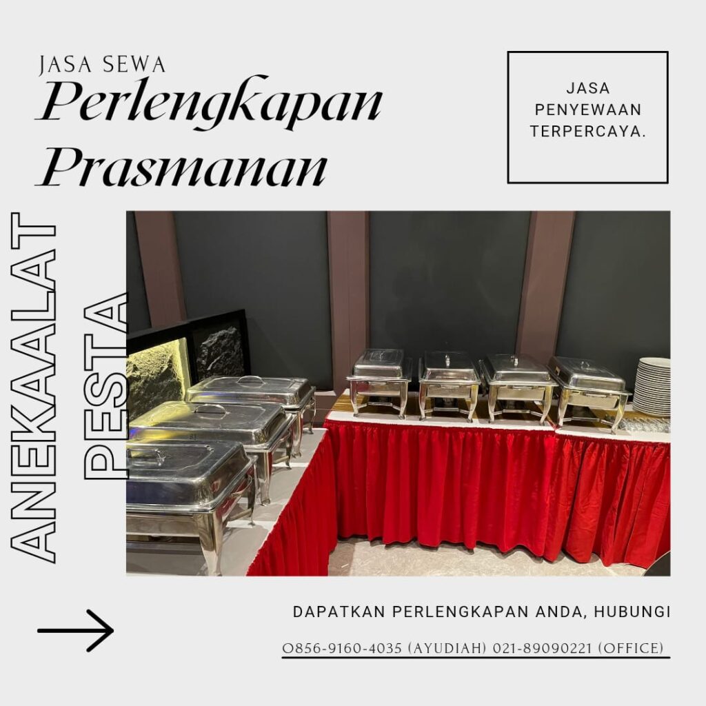 Sewa Perlengkapan Prasmanan