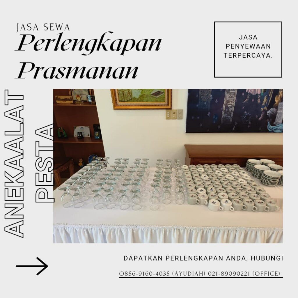 Sewa Perlengkapan Prasmanan