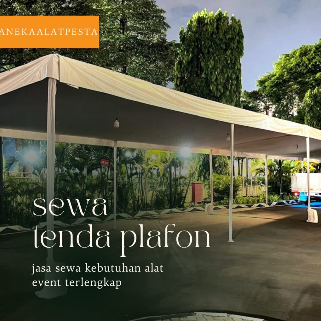 sewa tenda plafon jaksel