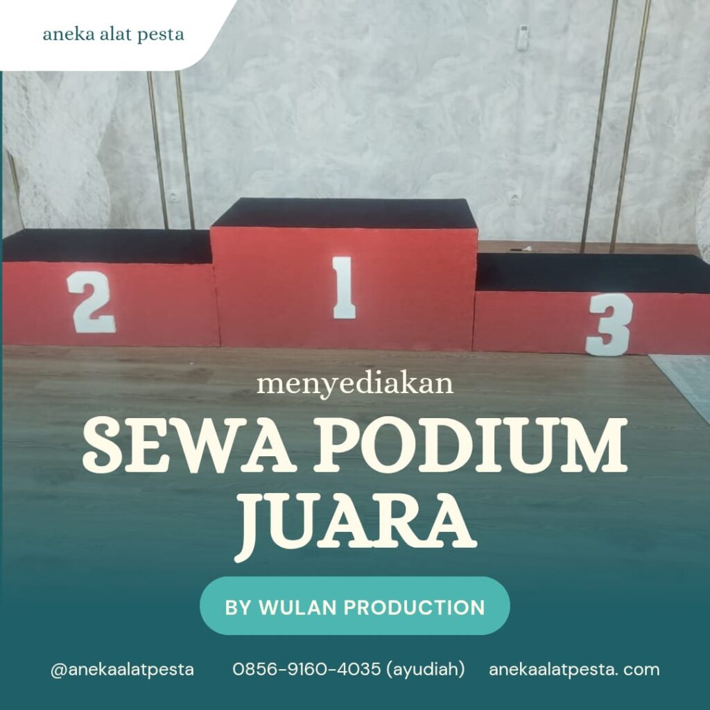 Sewa podium juara 123