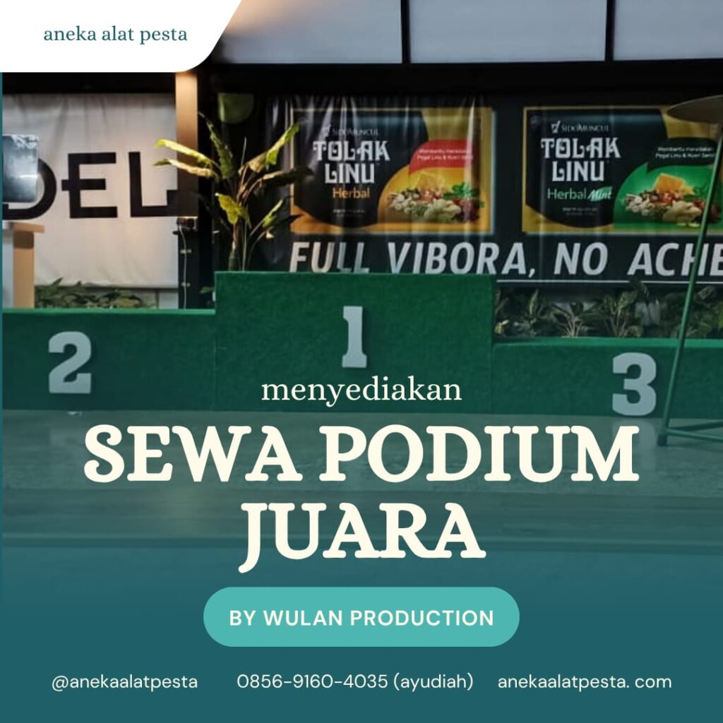 Sewa podium juara 123