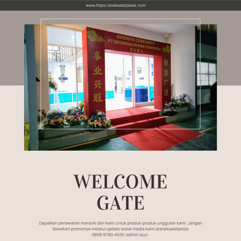 sewa welcome gate custom