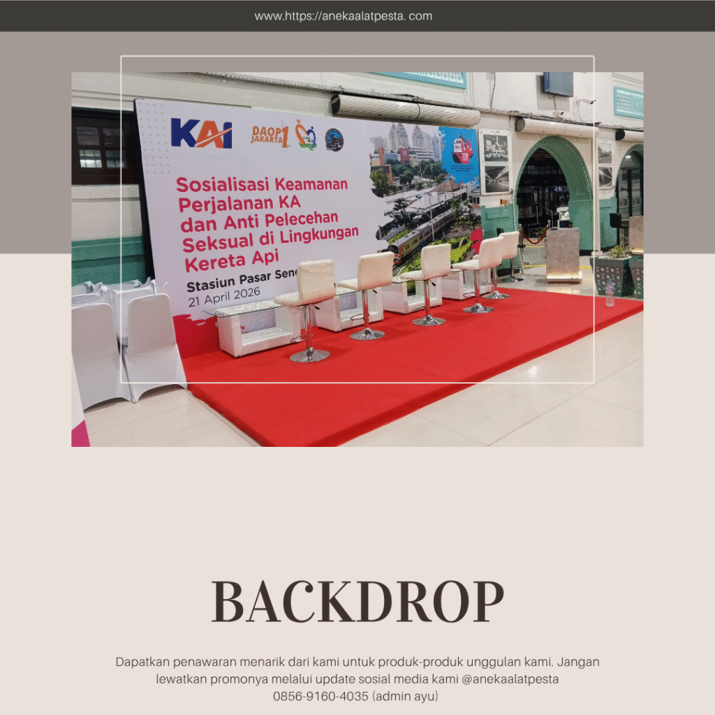 sewa aneka backdrop custom
