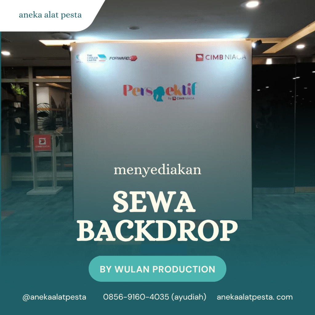 sewa aneka backdrop custom