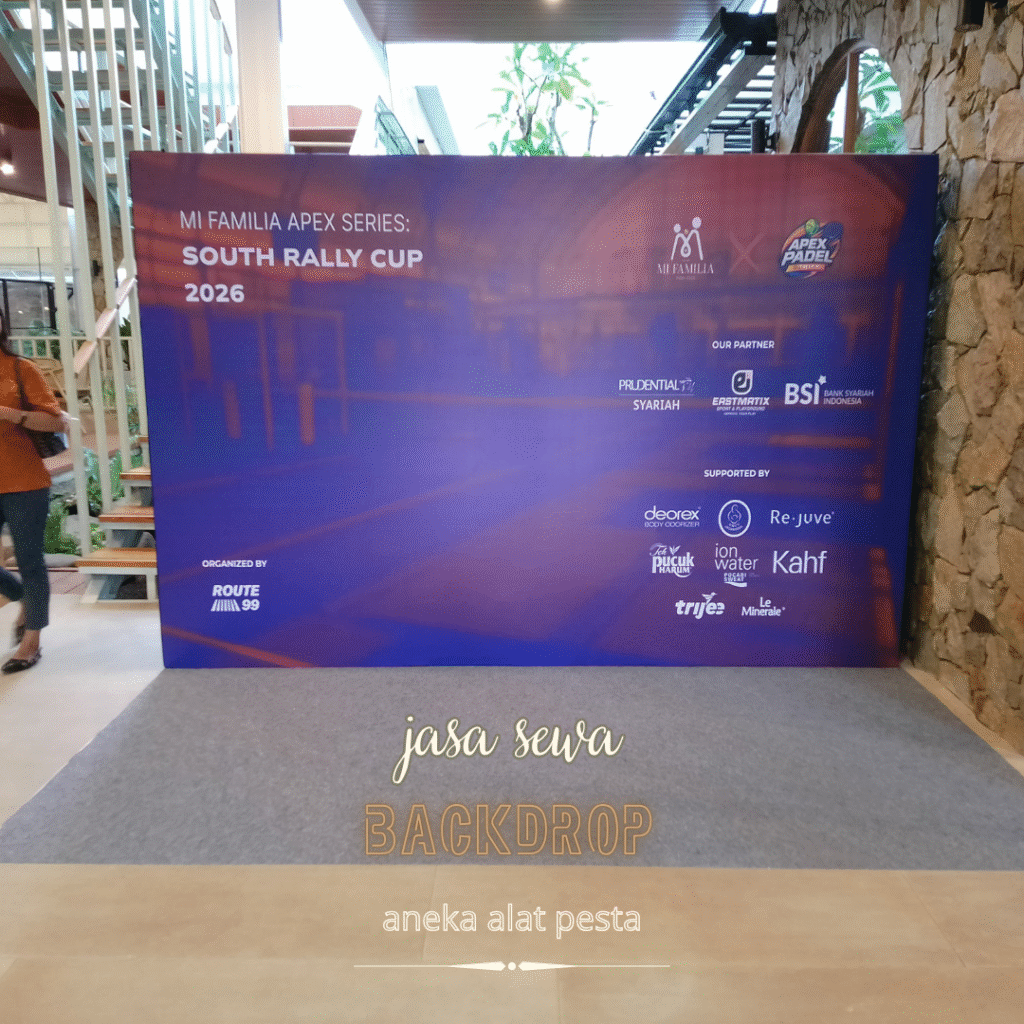 sewa aneka backdrop custom