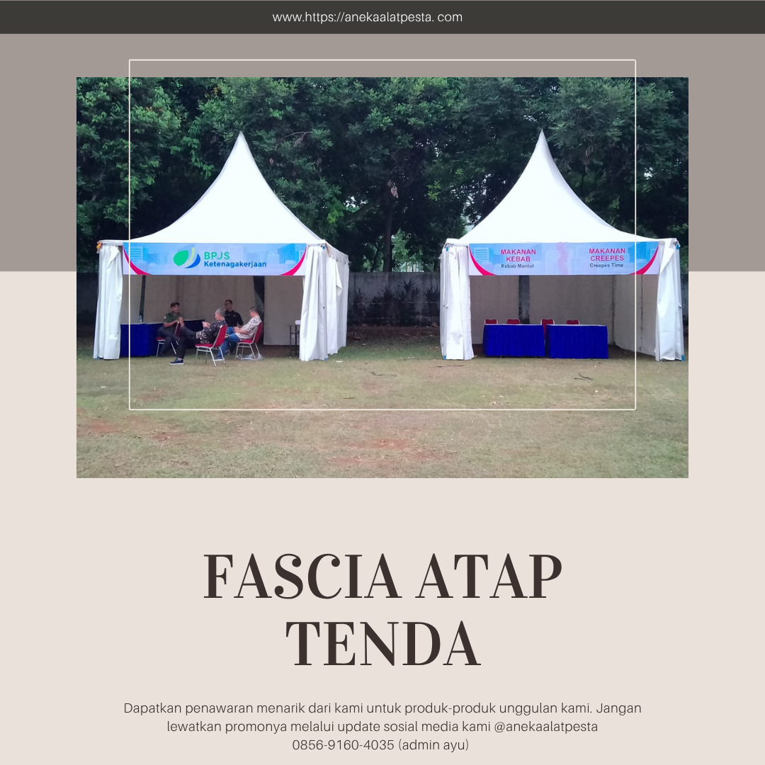 Sewa fascia atap tenda