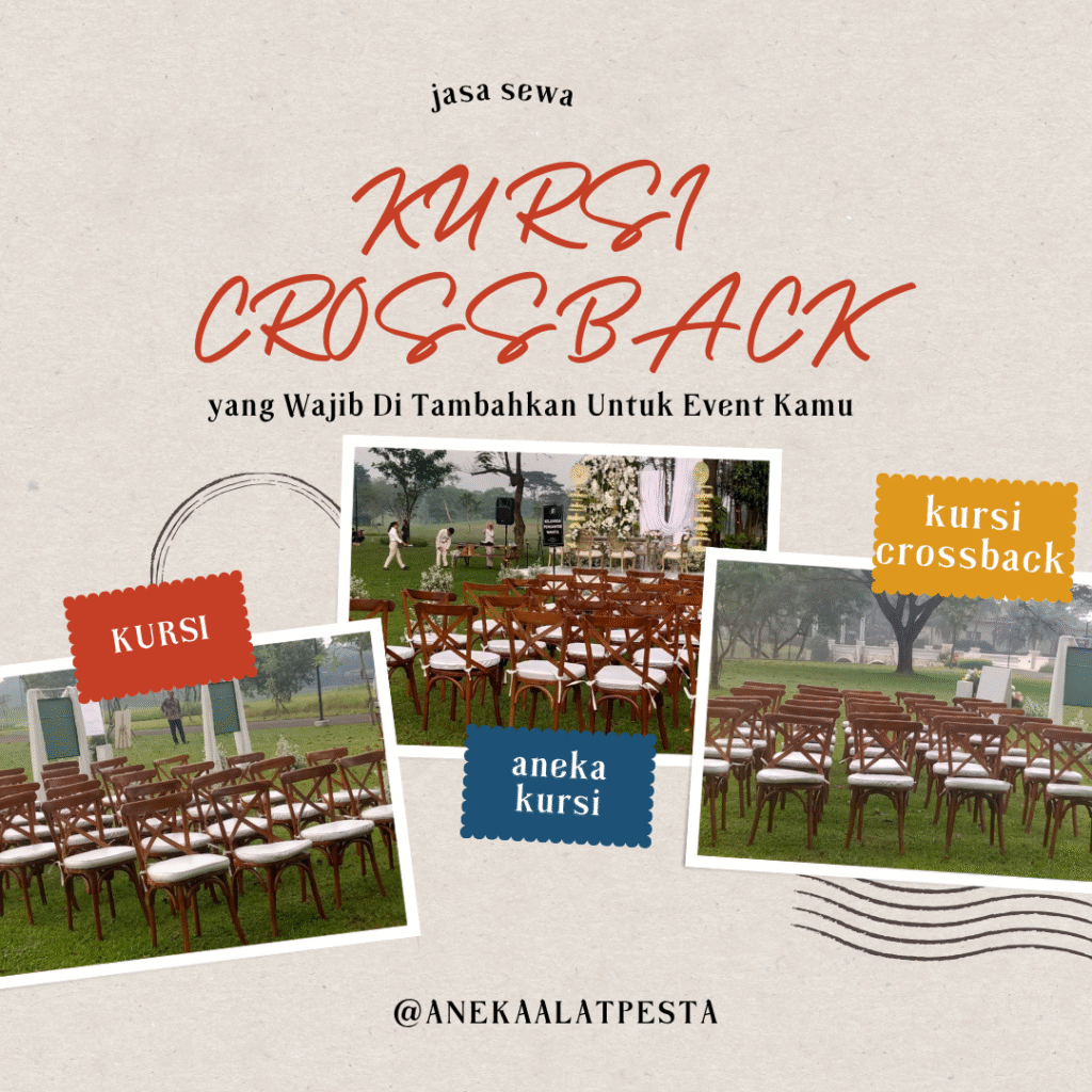 Sewa kursi crossback