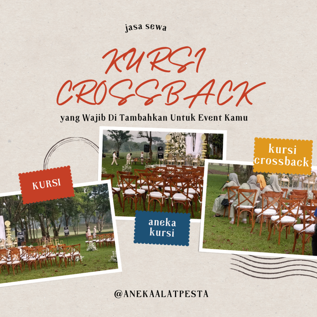 Sewa kursi crossback