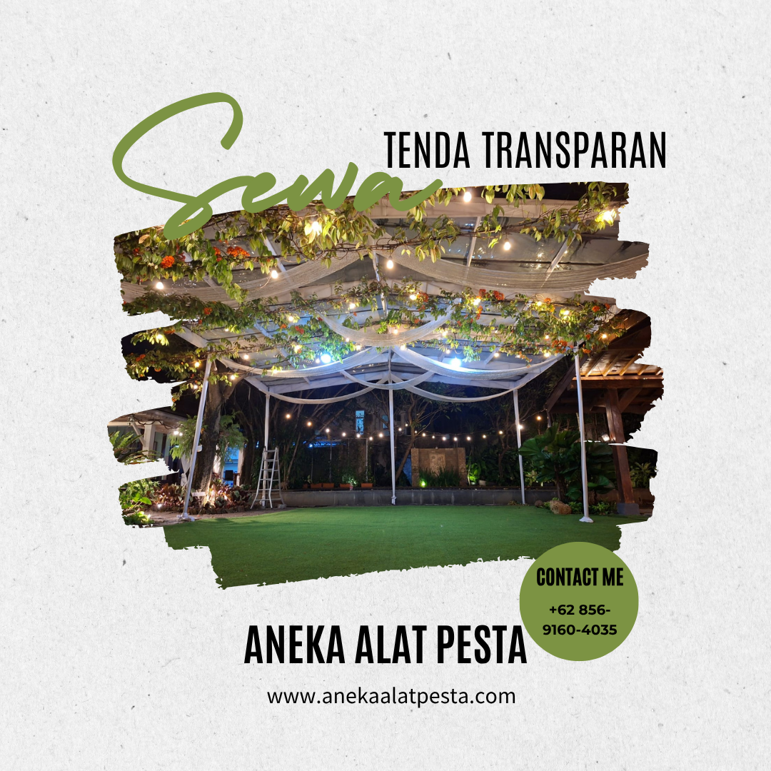 sewa tenda transparan