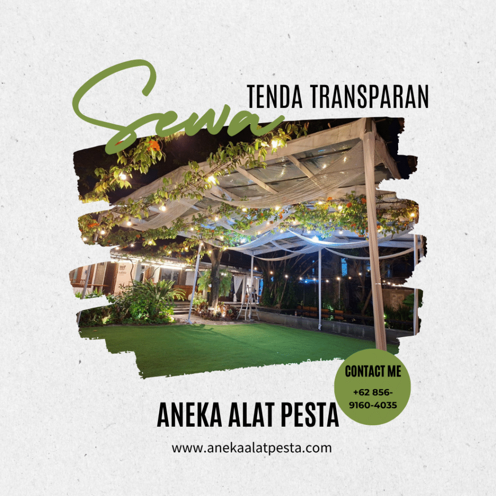 sewa tenda transparan