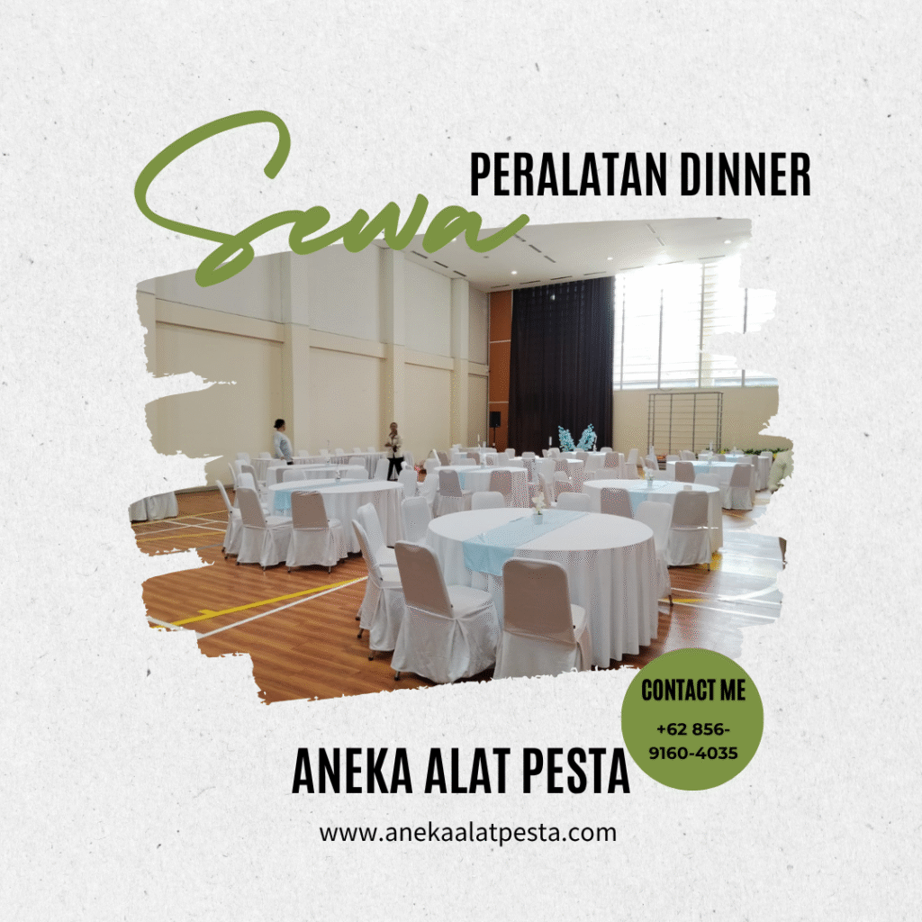 sewa peralatan dinner