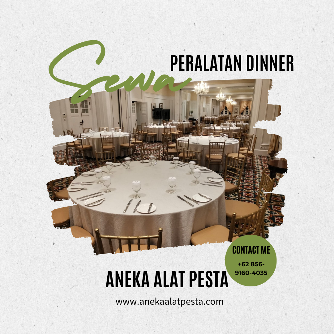sewa peralatan dinner