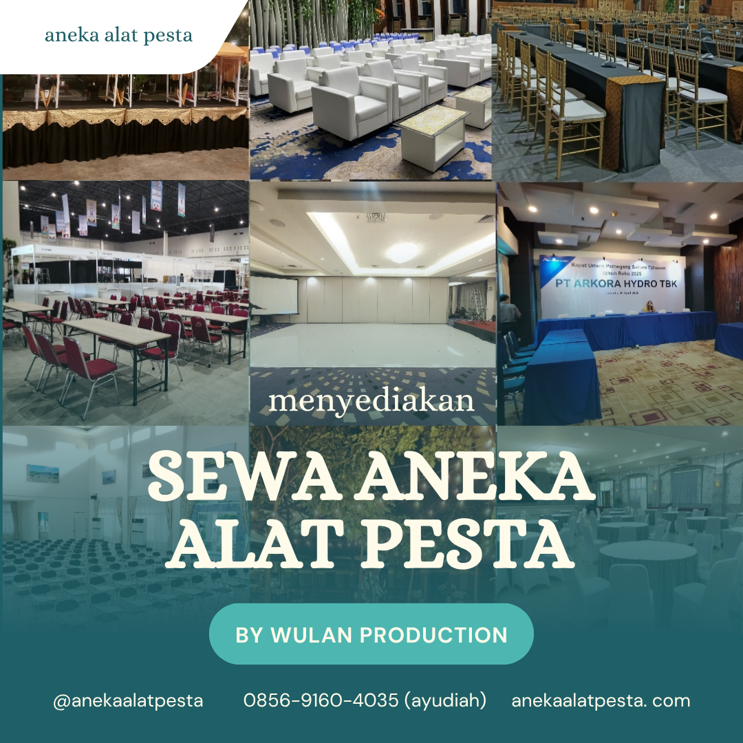 Sewa Aneka Alat Pesta