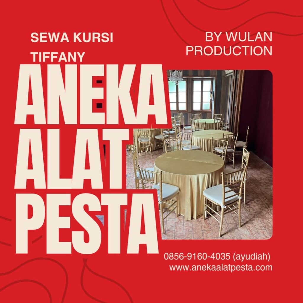 Jasa sewa kursi tiffany