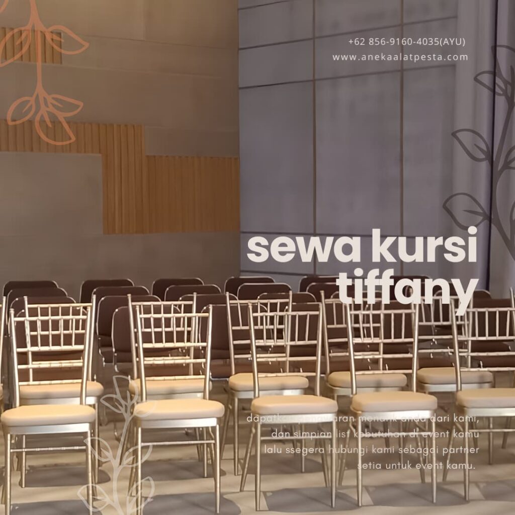 Sewa Kursi Tiffany gold