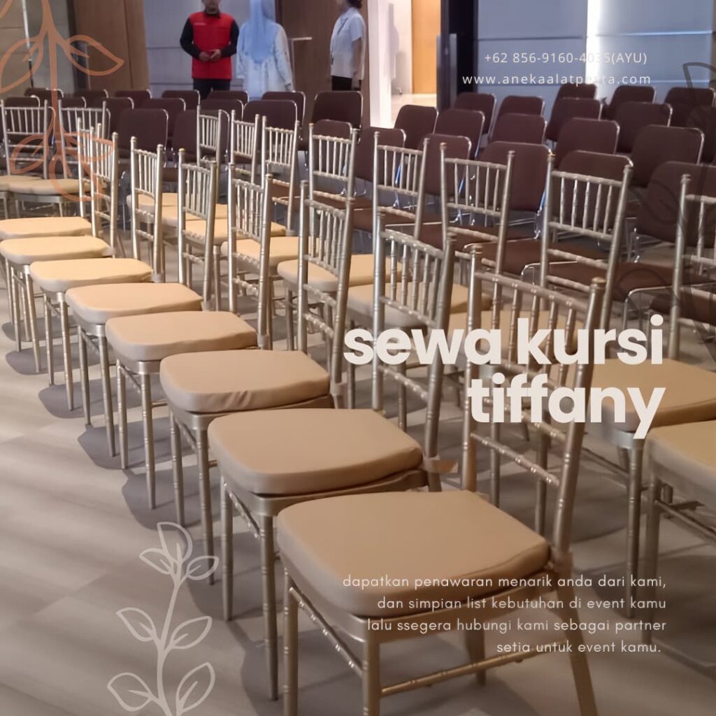 Sewa Kursi Tiffany gold