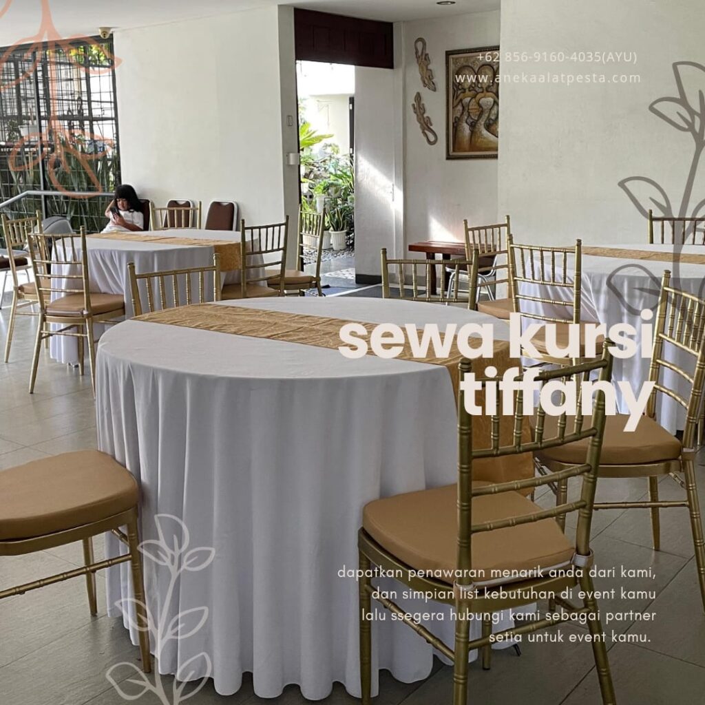 Sewa Kursi Tiffany gold