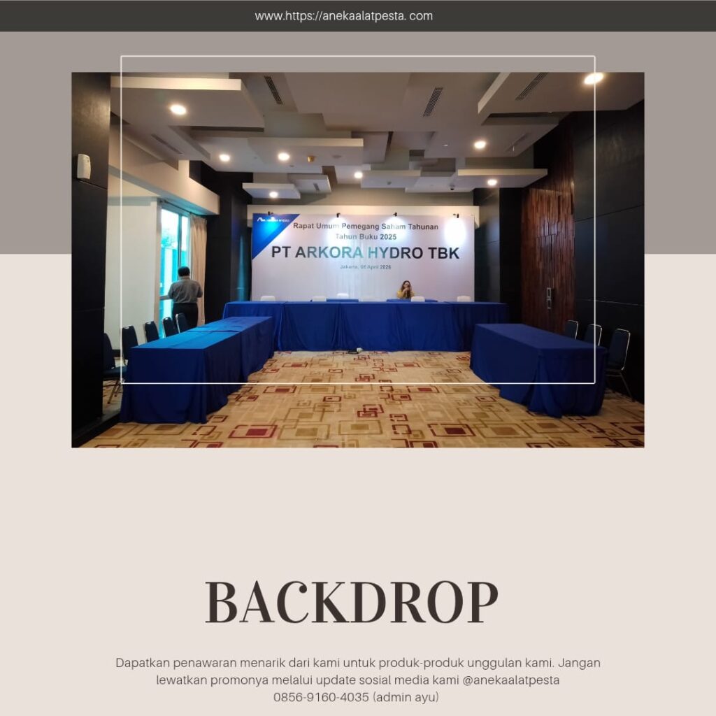 Sewa Backdrop Custom
