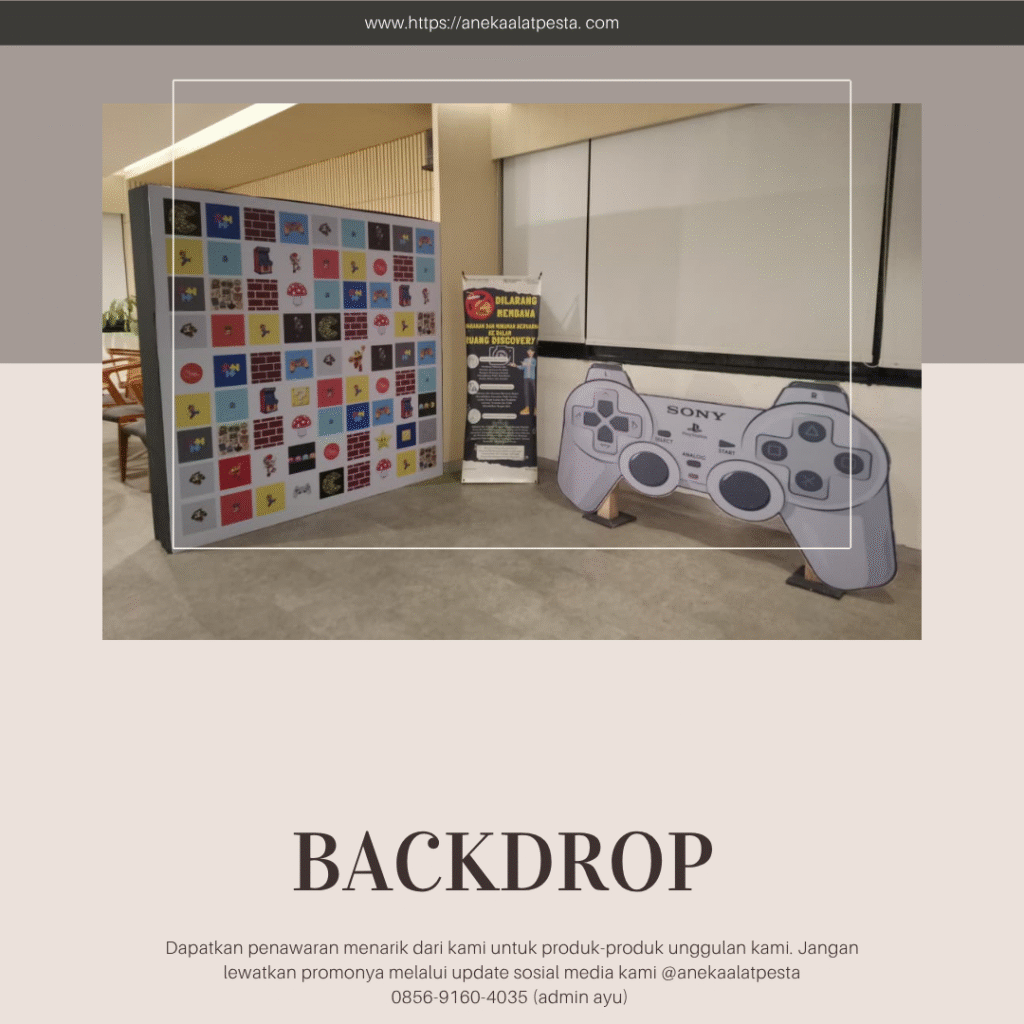 Sewa Backdrop Custom