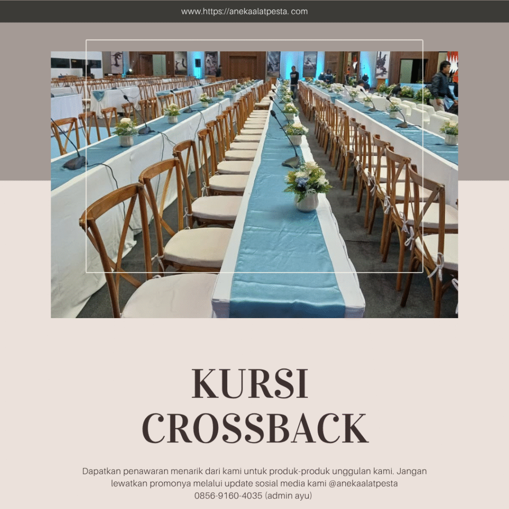 sewa kursi crossback