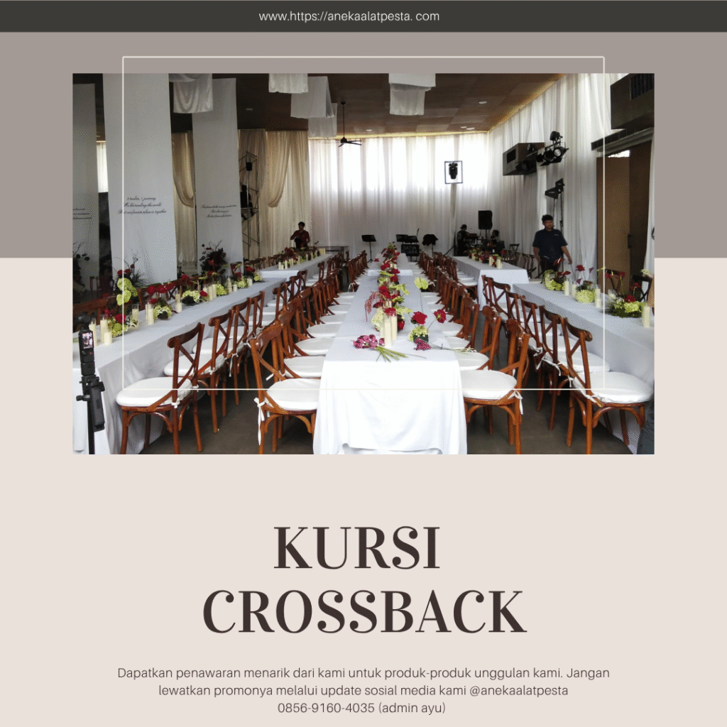 sewa kursi crossback