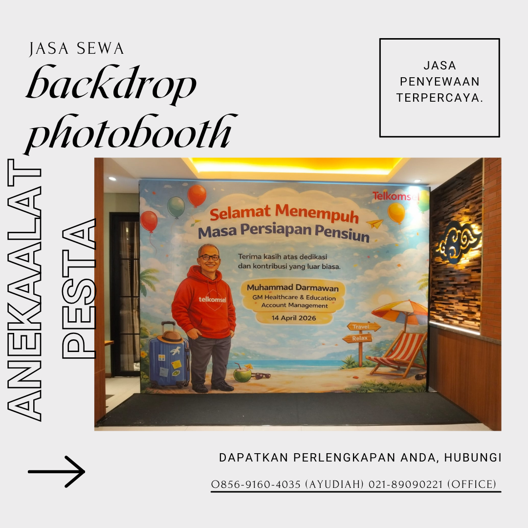 sewa backdrop photobooth