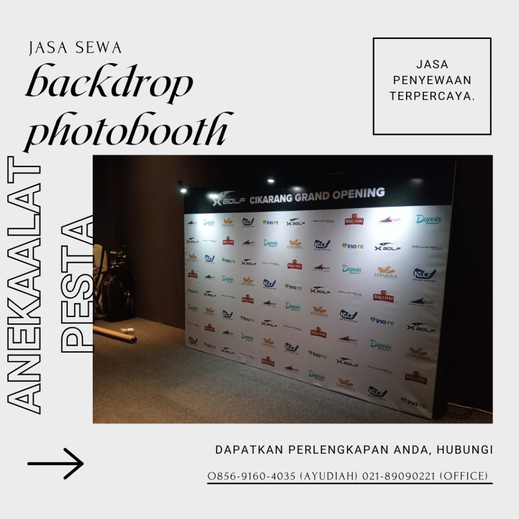 sewa backdrop photobooth