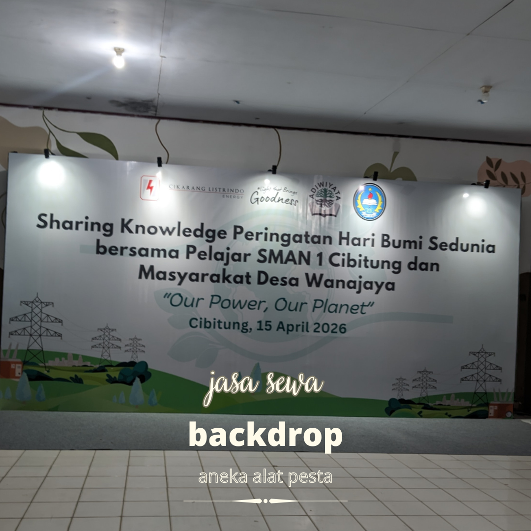 sewa backdrop cibitung