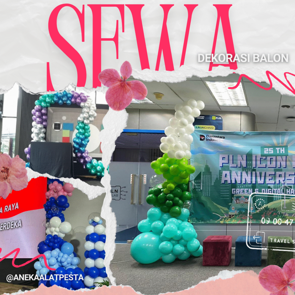 sewa dekorasi hiasan balon