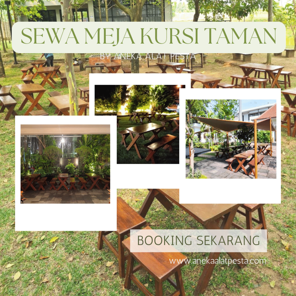 sewa kursi meja taman