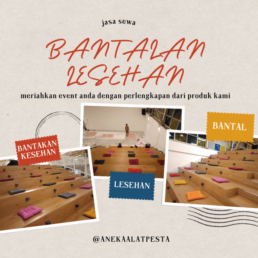 sewa bantal dudukan lesehan