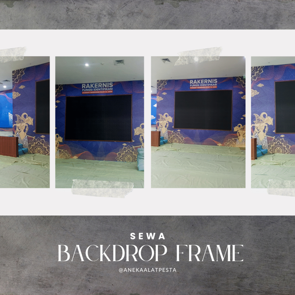 sewa backdrop frame LED