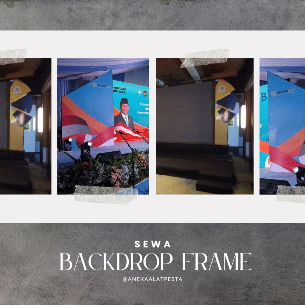 sewa backdrop frame LED