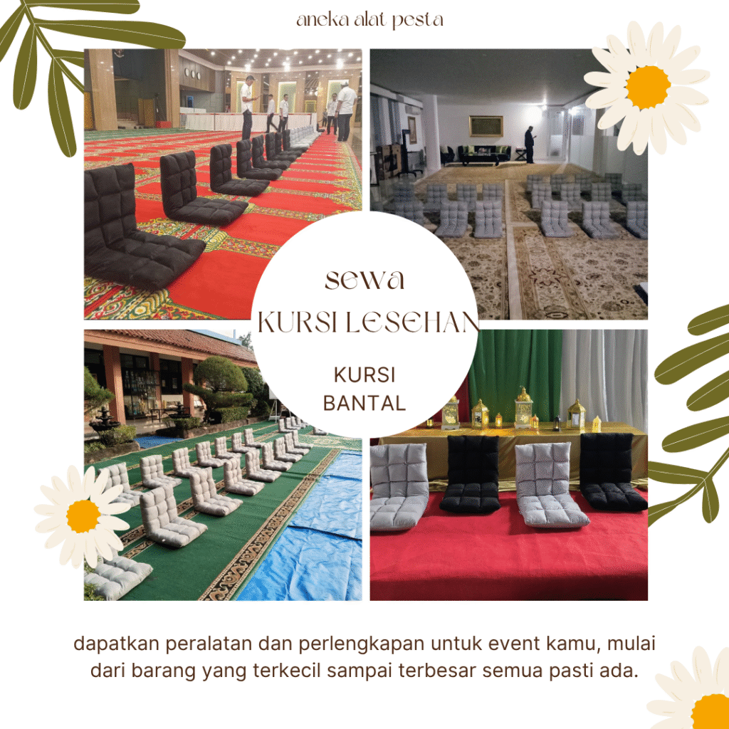 sewa kursi bantalan lesehan