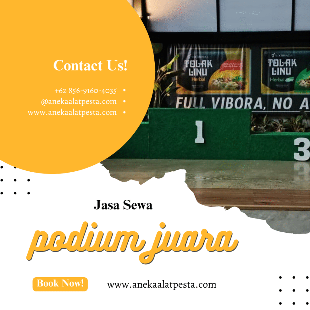 sewa podium juara 123
