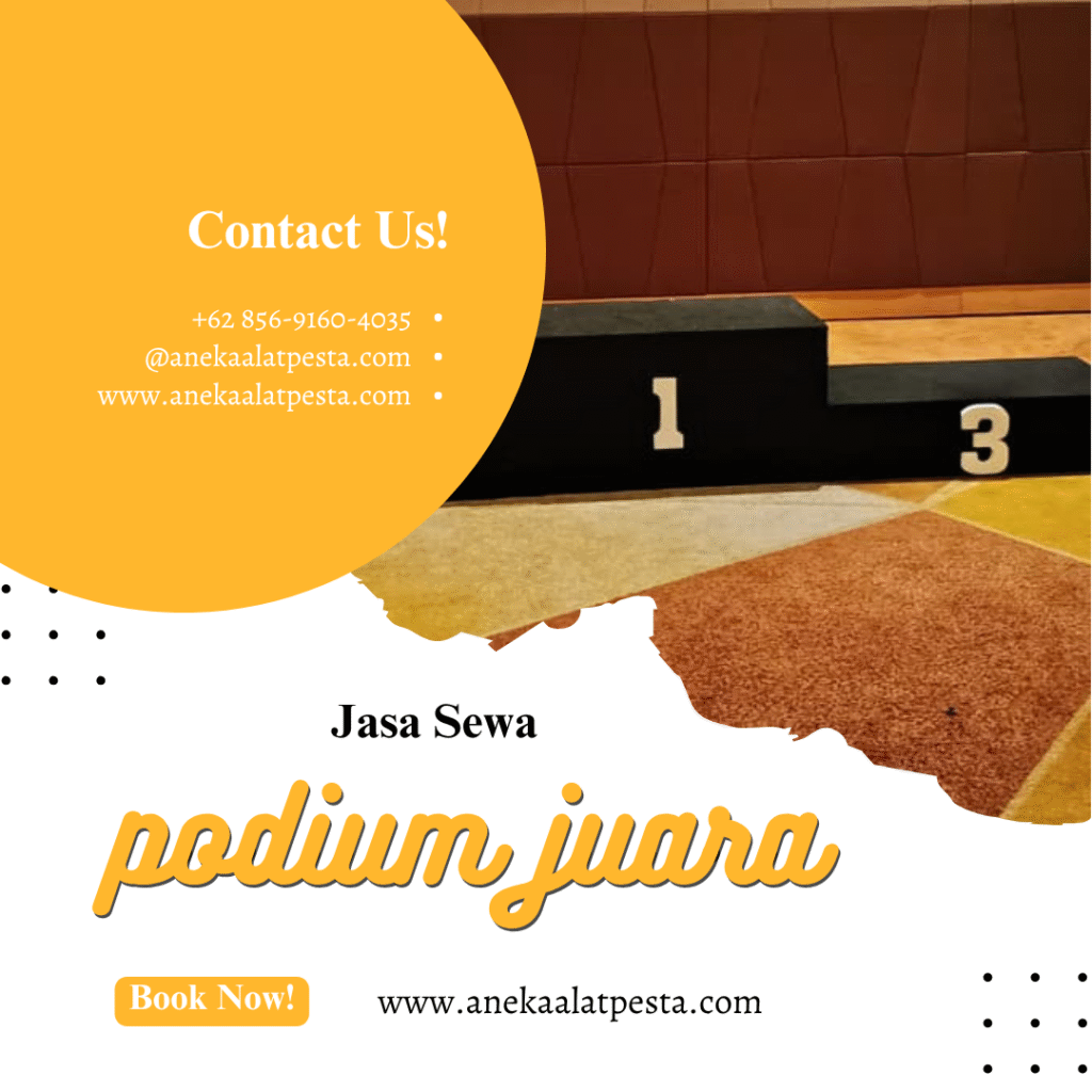 sewa podium juara 123