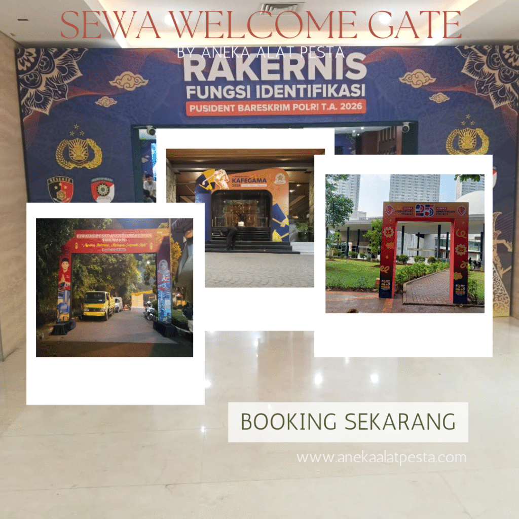 sewa welcome gate gapura