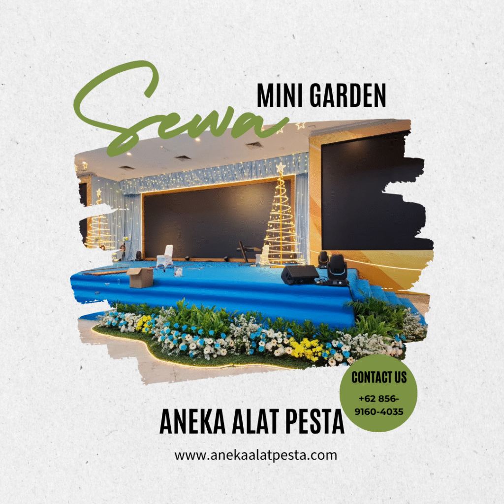sewa mini garden hiasan panggung