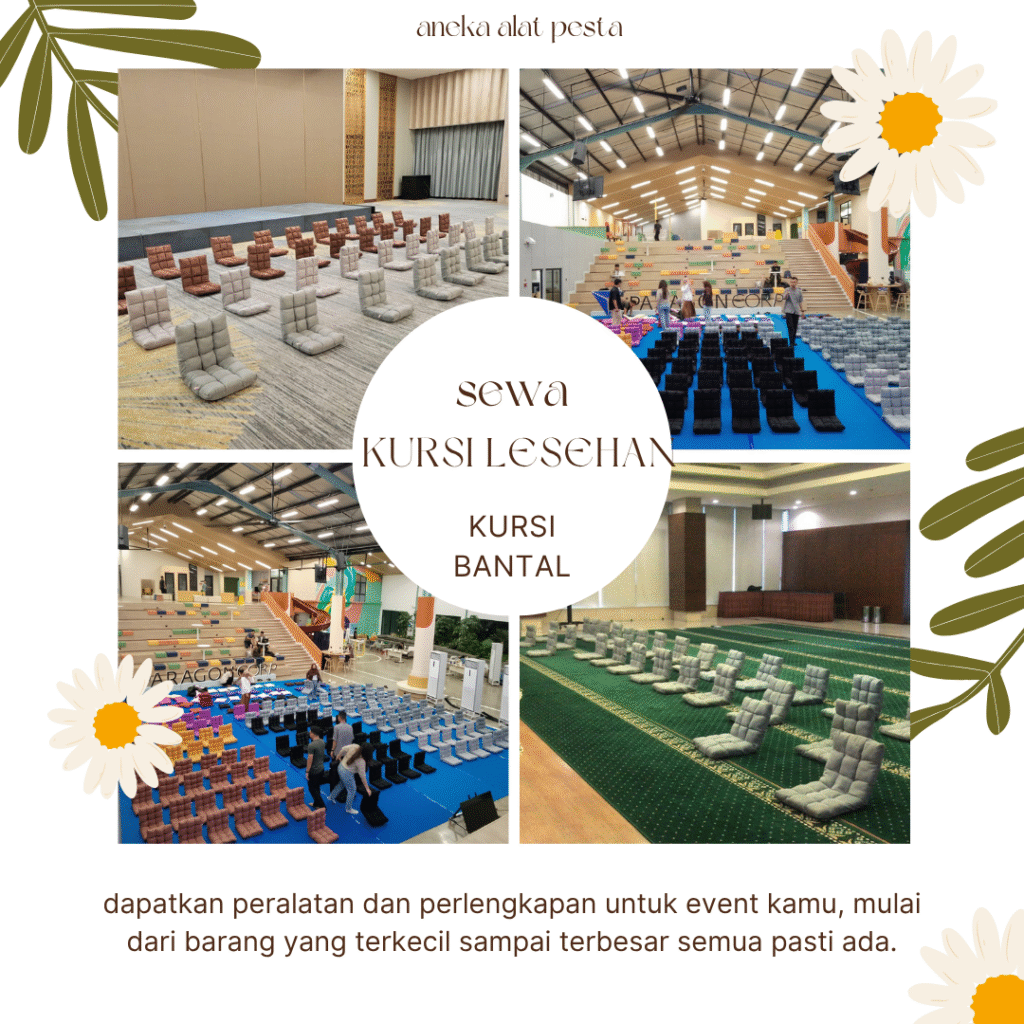 sewa kursi bantalan lesehan