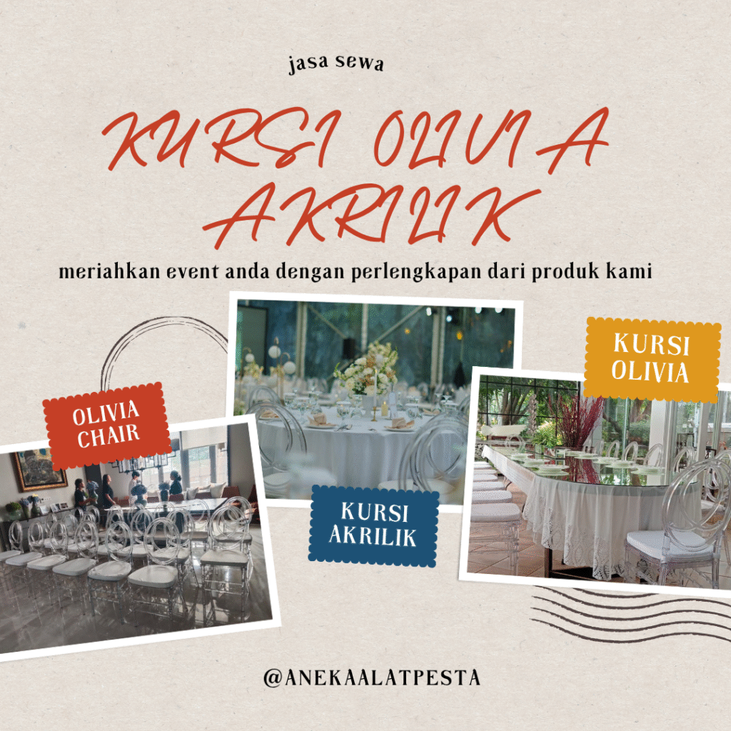 sewa kursi olivia akrilik