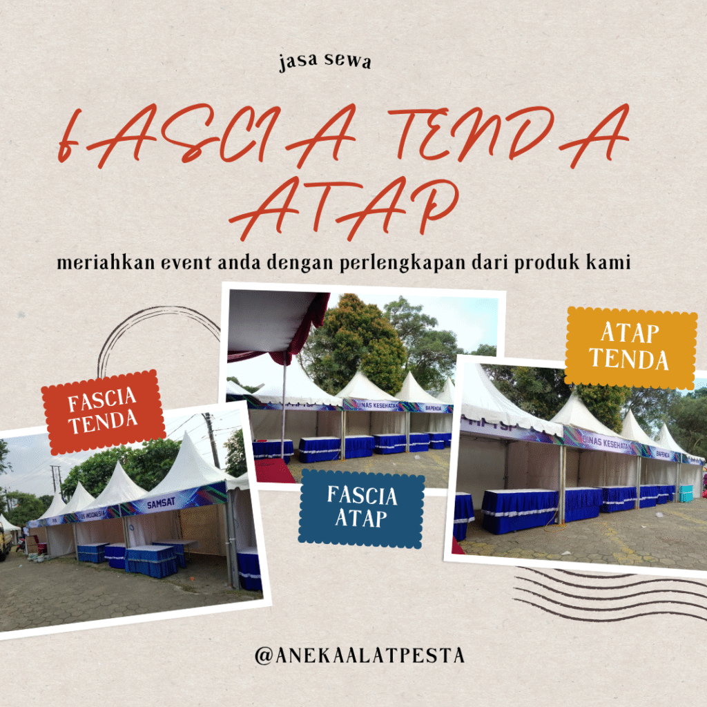 sewa fascia tenda atap